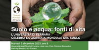 Suolo e acqua: fonti di vita