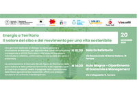 Energia e Territorio | Il valore del cibo e del movimento per una vita sostenibile