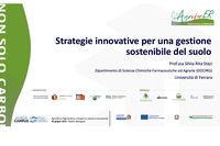 Strategie innovative per una gestione sostenibile del suolo