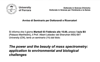 The power and the beauty of mass spectrometry: application to environmental and biological challenges