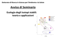 Seminario - Ecologia degli isotopi stabili: teoria e applicazioni