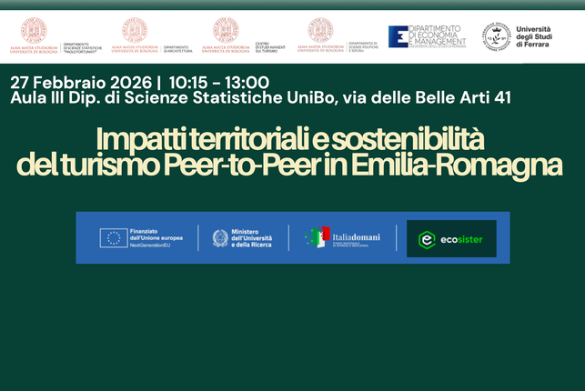 Impatti territoriali e sostenibilità del turismo Peer-to-Peer in Emilia-Romagna